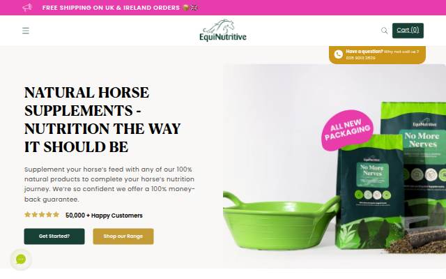 Equinutritive storefront
