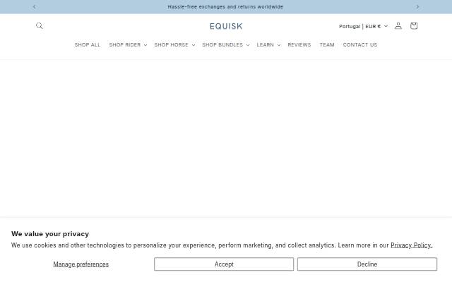 EQUISK storefront
