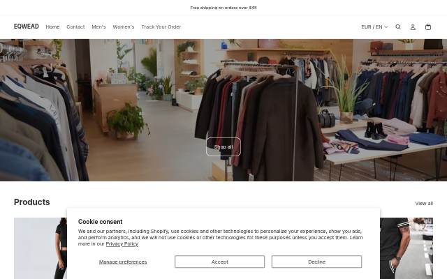 EQWEAD storefront