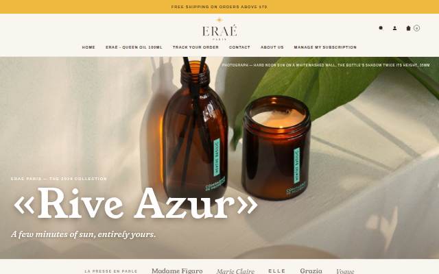 Erae storefront