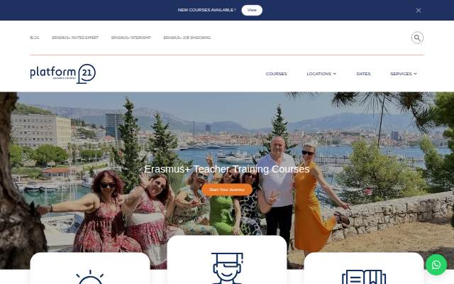 Erasmus+ Teacher Training Courses Split Croatia | Platform21 storefront