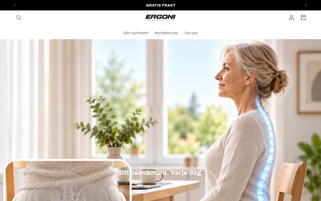 Ergoni Essentials storefront