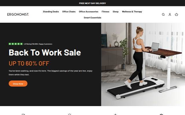 Ergonomist storefront