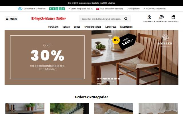 Køb møbler på tilbud fra Nordjyllands største bolighus storefront