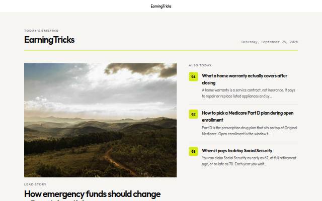 EarningTricks storefront