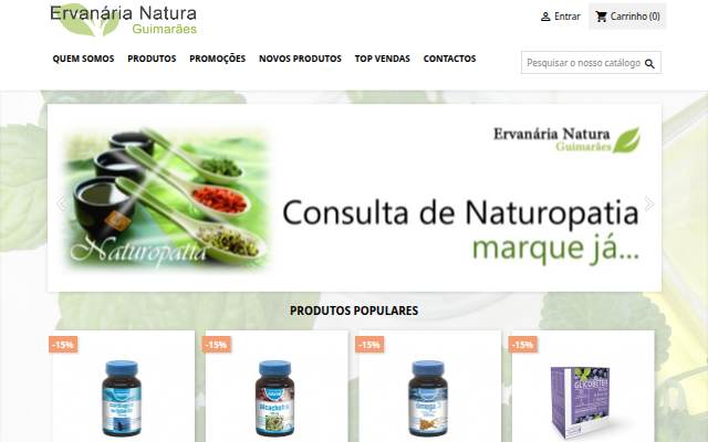 Ervanária Natura Guimarães storefront