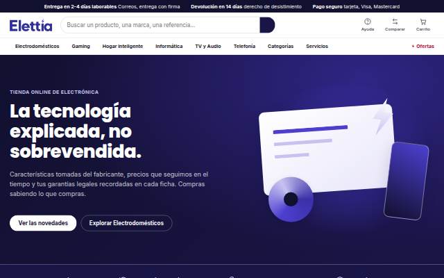 Elettia storefront