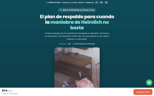 Purolina — Dispositivo de Rescate Anti storefront