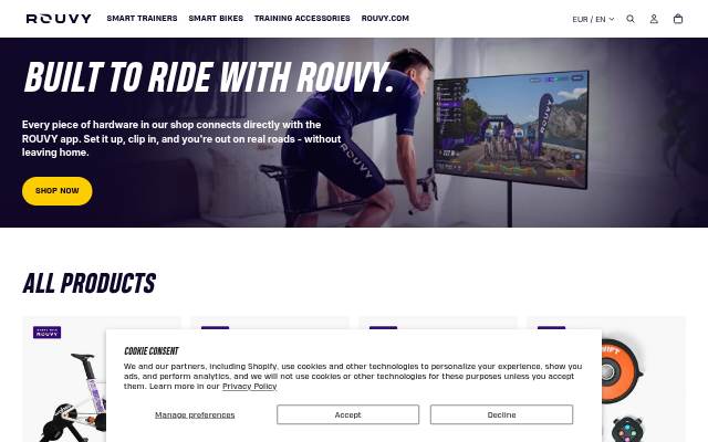 ROUVY storefront