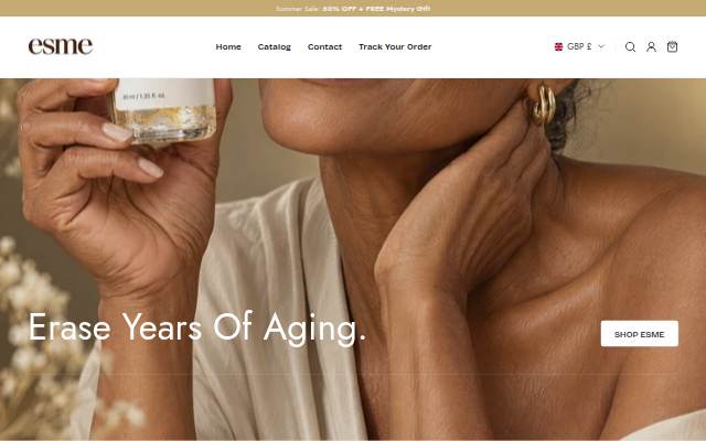 Startseite von esme beauty