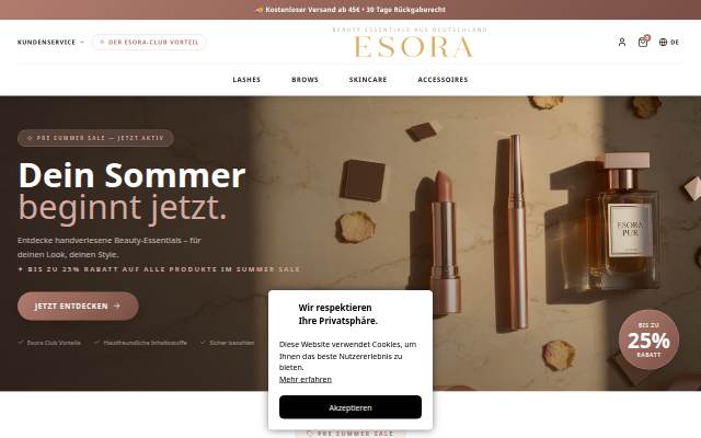 EsoraPur storefront