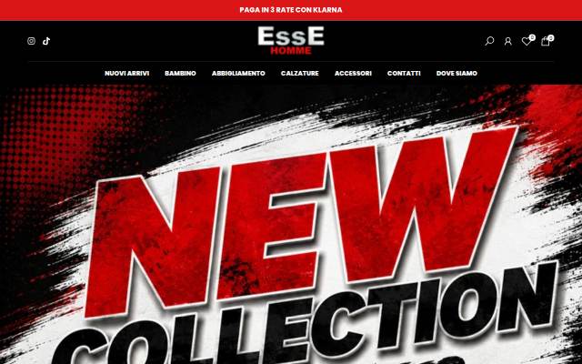 ESSEHOMME storefront