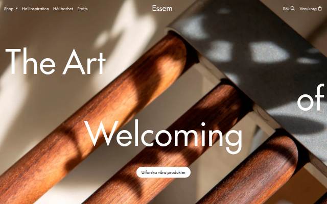 Essem Design storefront