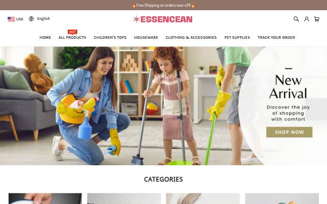 essencean storefront