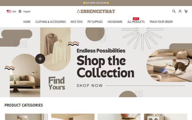 ESSENCETHAT storefront