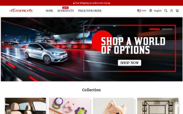 Essencety storefront