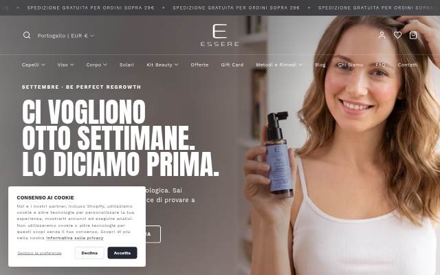 Essere Bio storefront