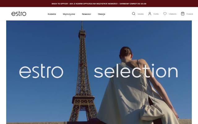 Startseite von estro.pl