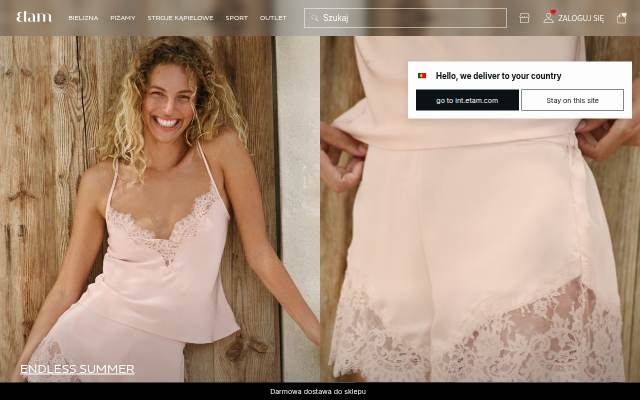 Etam.pl storefront