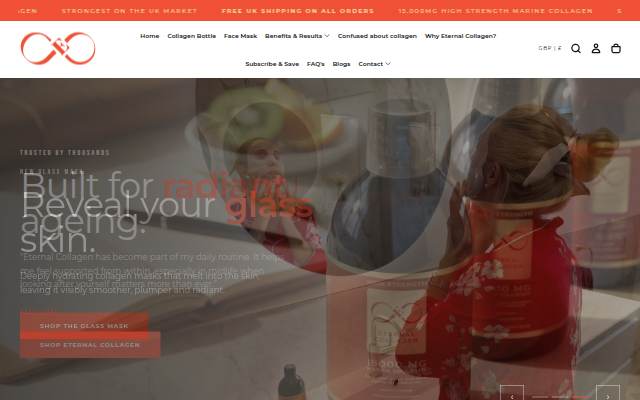 Eternal Collagen storefront