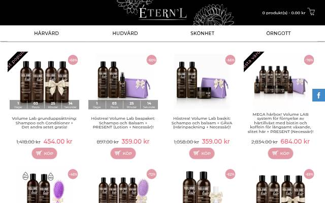 Eternl Sverige storefront