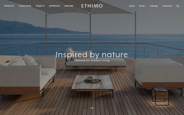 Startseite von Ethimo