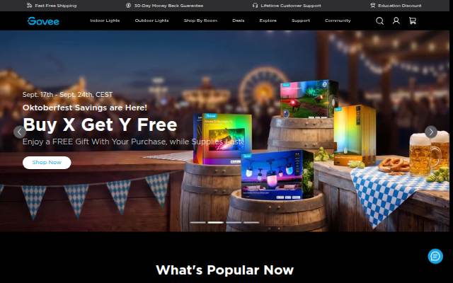 Govee storefront