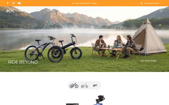 HXebike-euro storefront