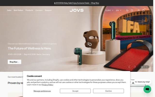 JOVS-EU storefront