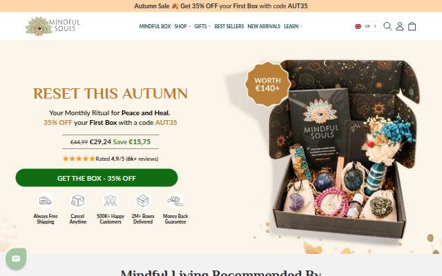 Mindfulsouls Europe storefront