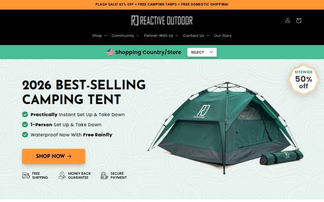 Montra da Reactive Outdoor