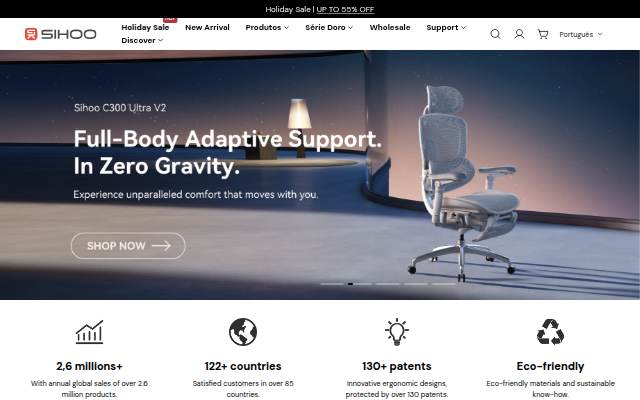 EU Sihoo official Shop storefront