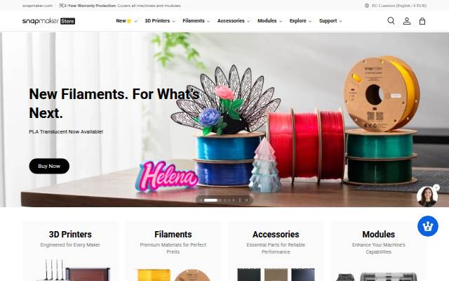 Snapmaker EU storefront