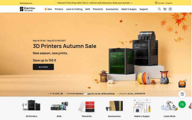 EU storefront