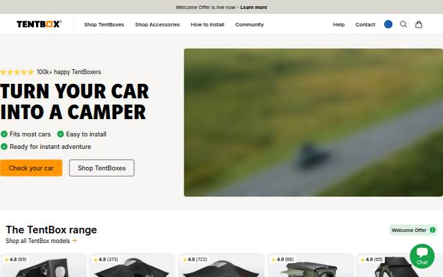 TentBox EU storefront