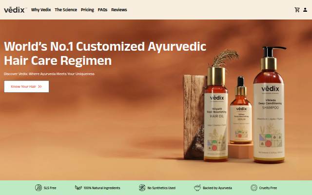 Vedix storefront
