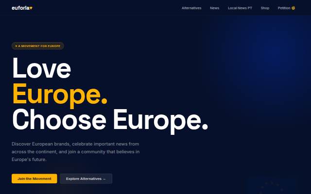 Euforia — Love Europe storefront