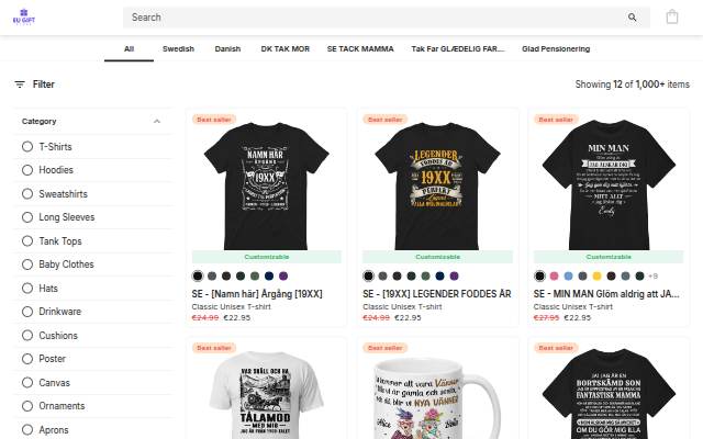 Eu Gift Store storefront