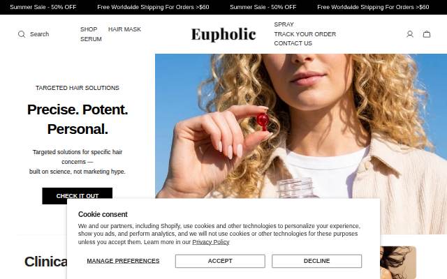 Eupholic storefront