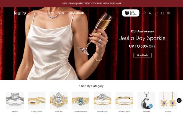 Jeulia storefront
