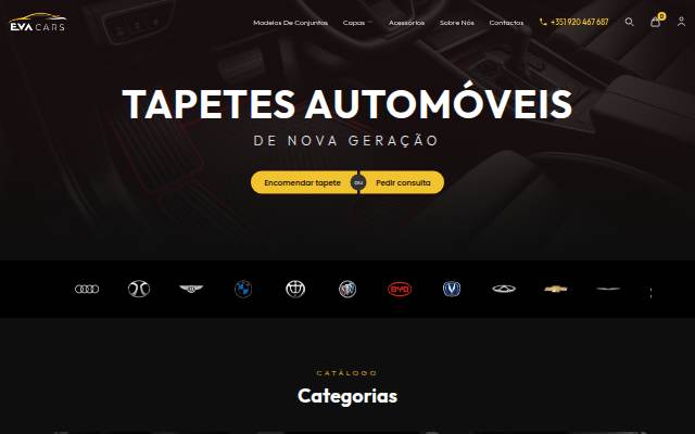EvaCars Portugalia storefront