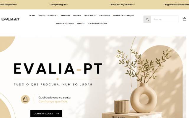 Evalia storefront