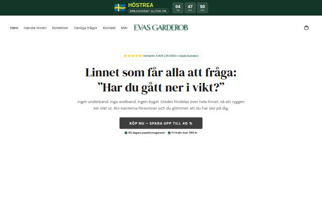 Startseite von Evas Garderob