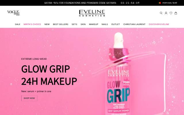 Eveline Cosmetics storefront