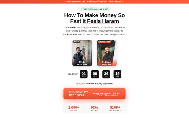 The Halal Money Masterclass — Abu Lahya storefront