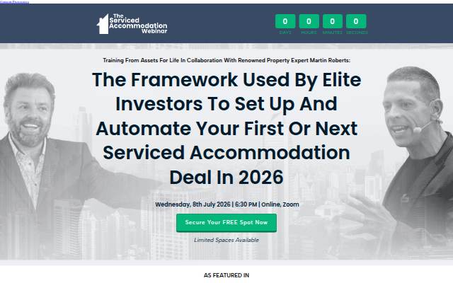 The Serviced Accommodation Webinar storefront