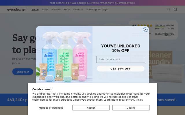 evercleaner storefront