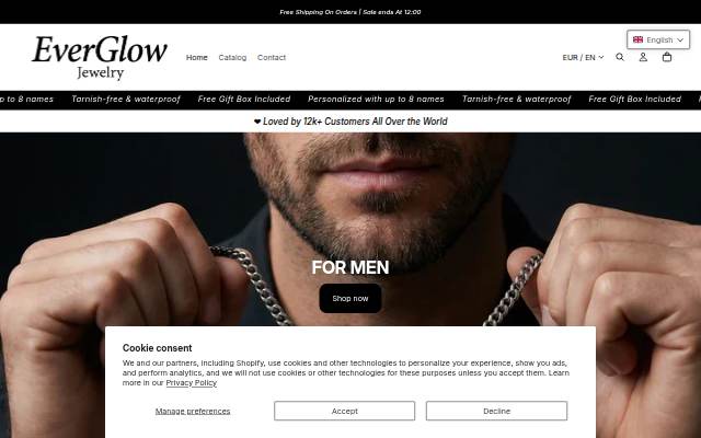 EverGlow storefront