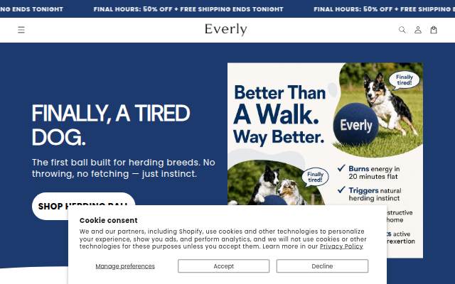 Everly storefront