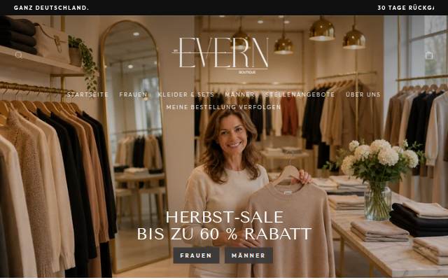 EverN Boutique storefront